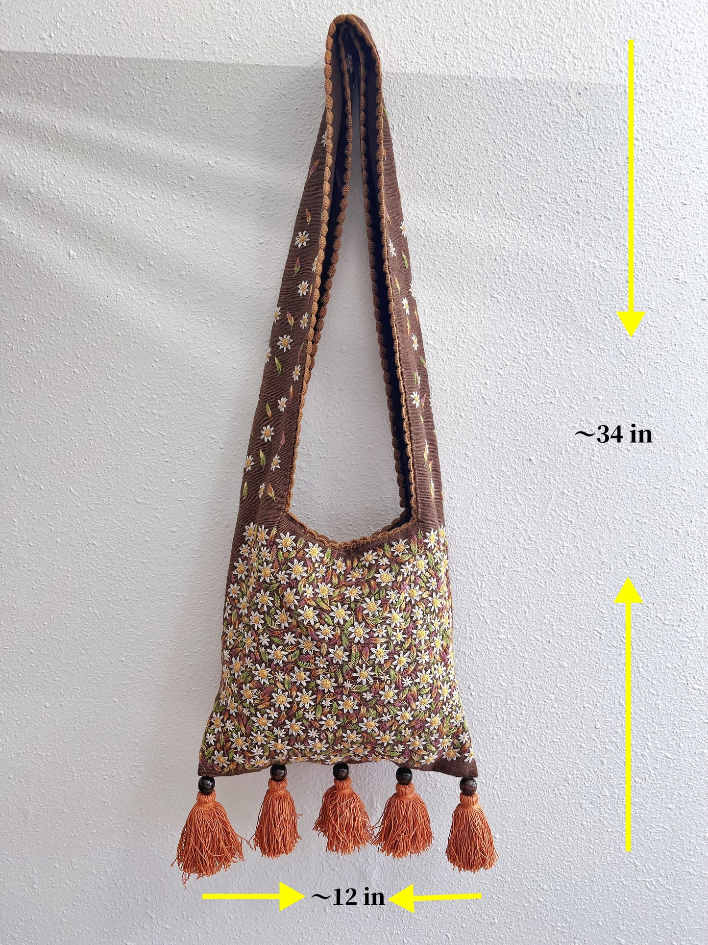 Handmade bag | Small Wristbag | Hand Stitching | Hand embroidery