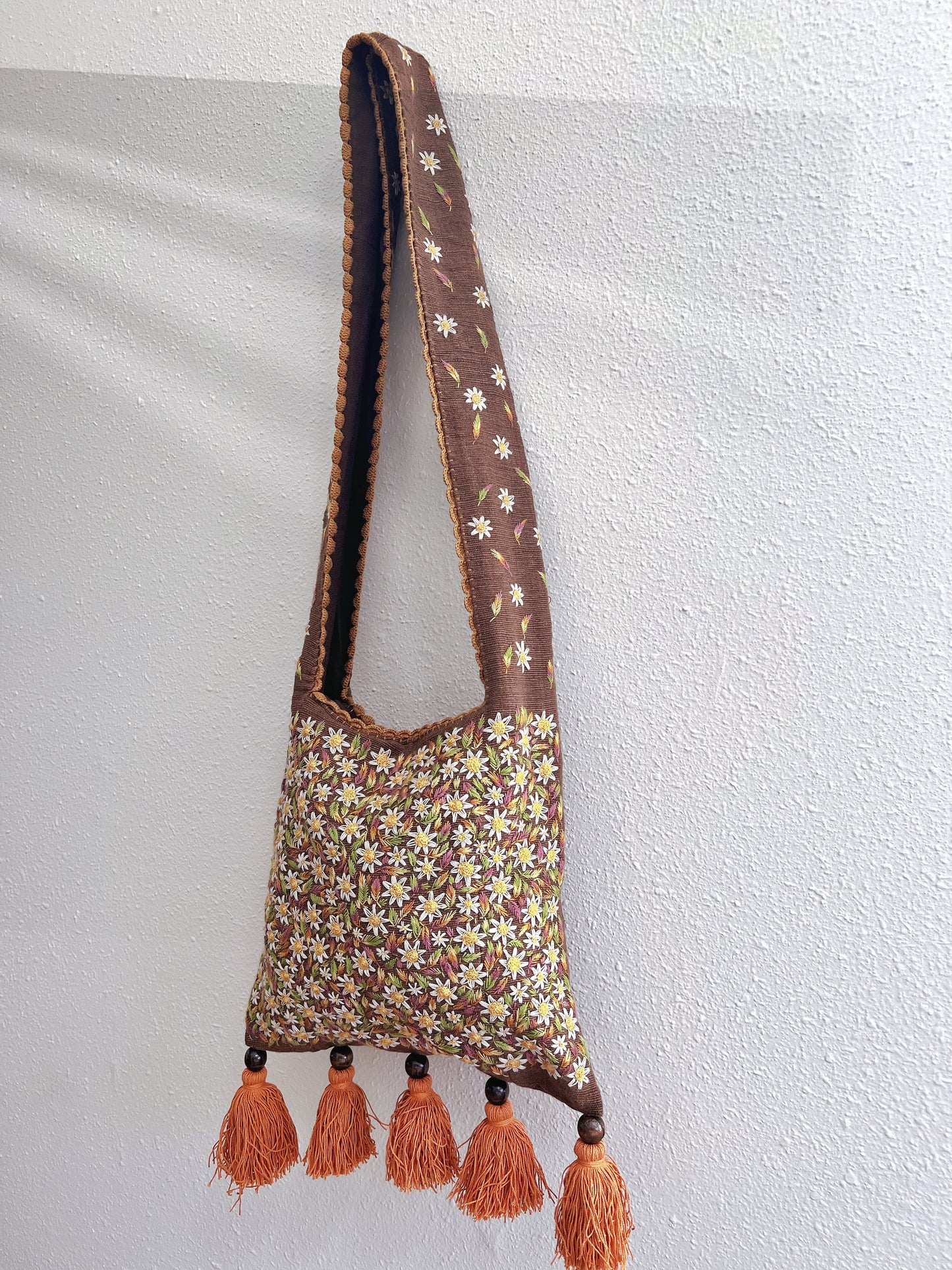 Handmade bag | Small Wristbag | Hand Stitching | Hand embroidery