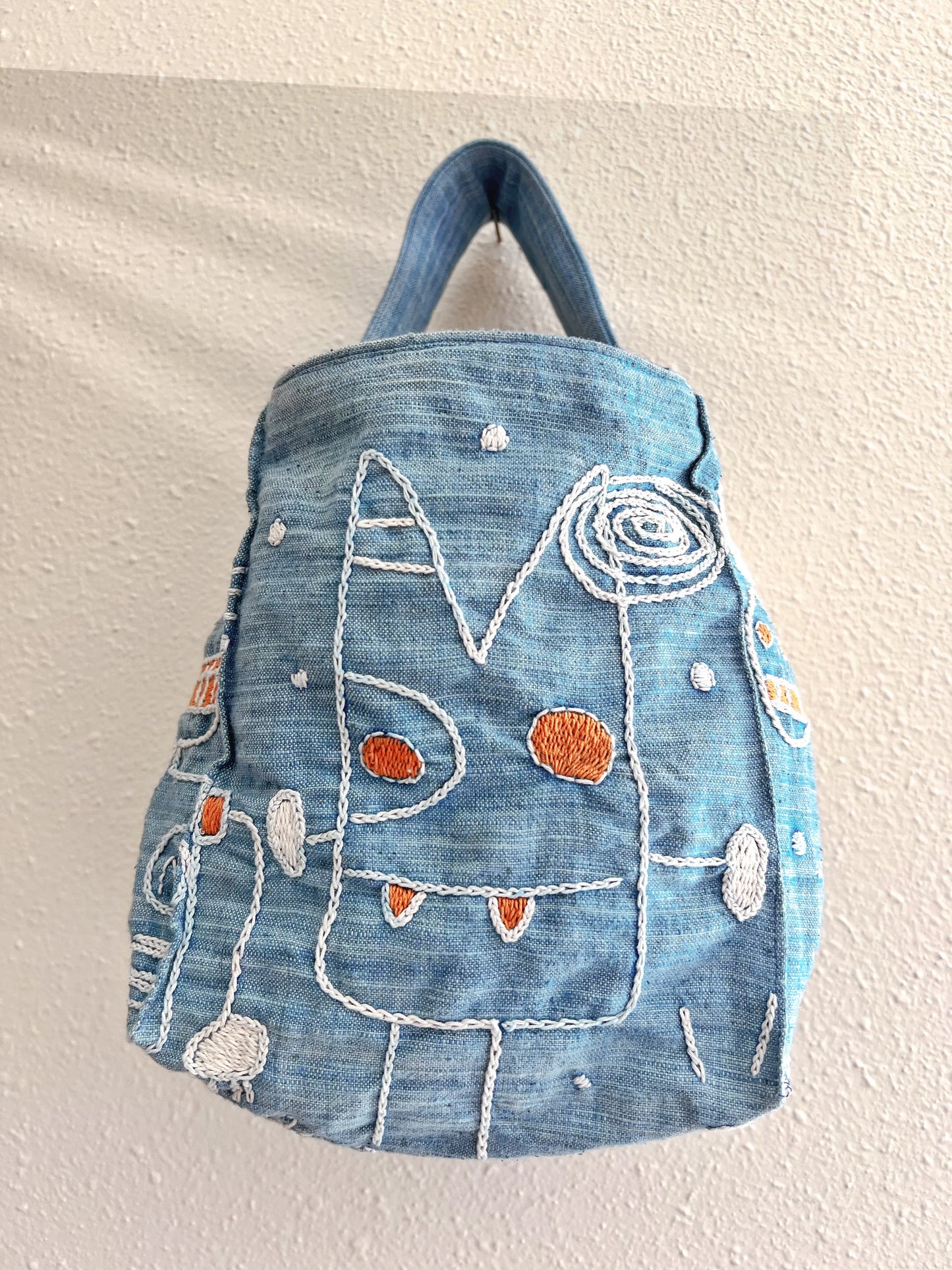 Handmade bag | Small Wristbag | Hand Stitching | Embroidery bag